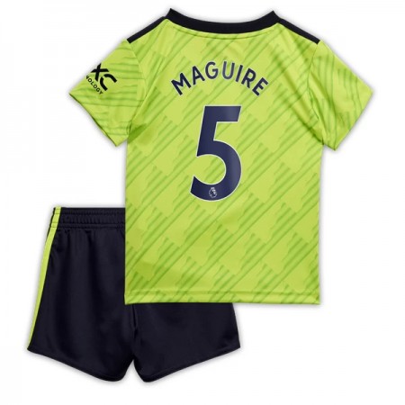Camiseta de fútbol Manchester United Maguire 5 Niño 3ª equipación 2022/23